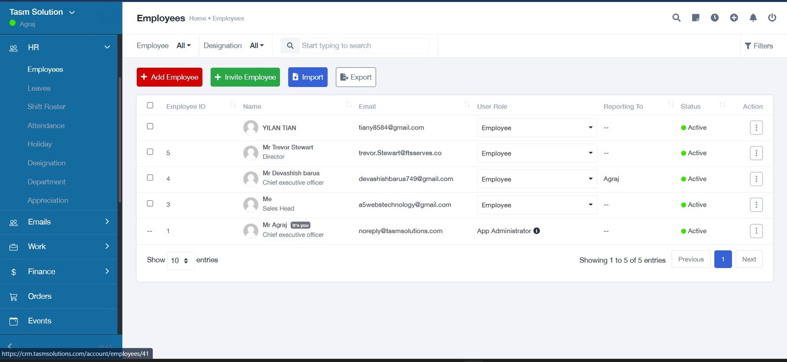HR Management System